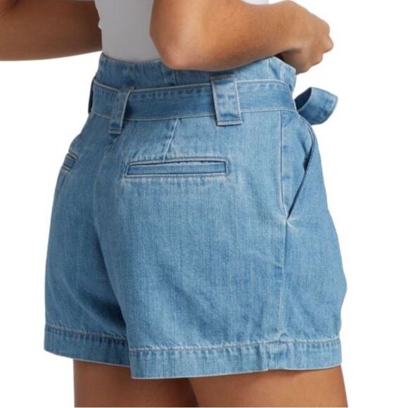 L'AGENCE Hillary Paperbag Denim Shorts, 25 - Picture 2 of 6